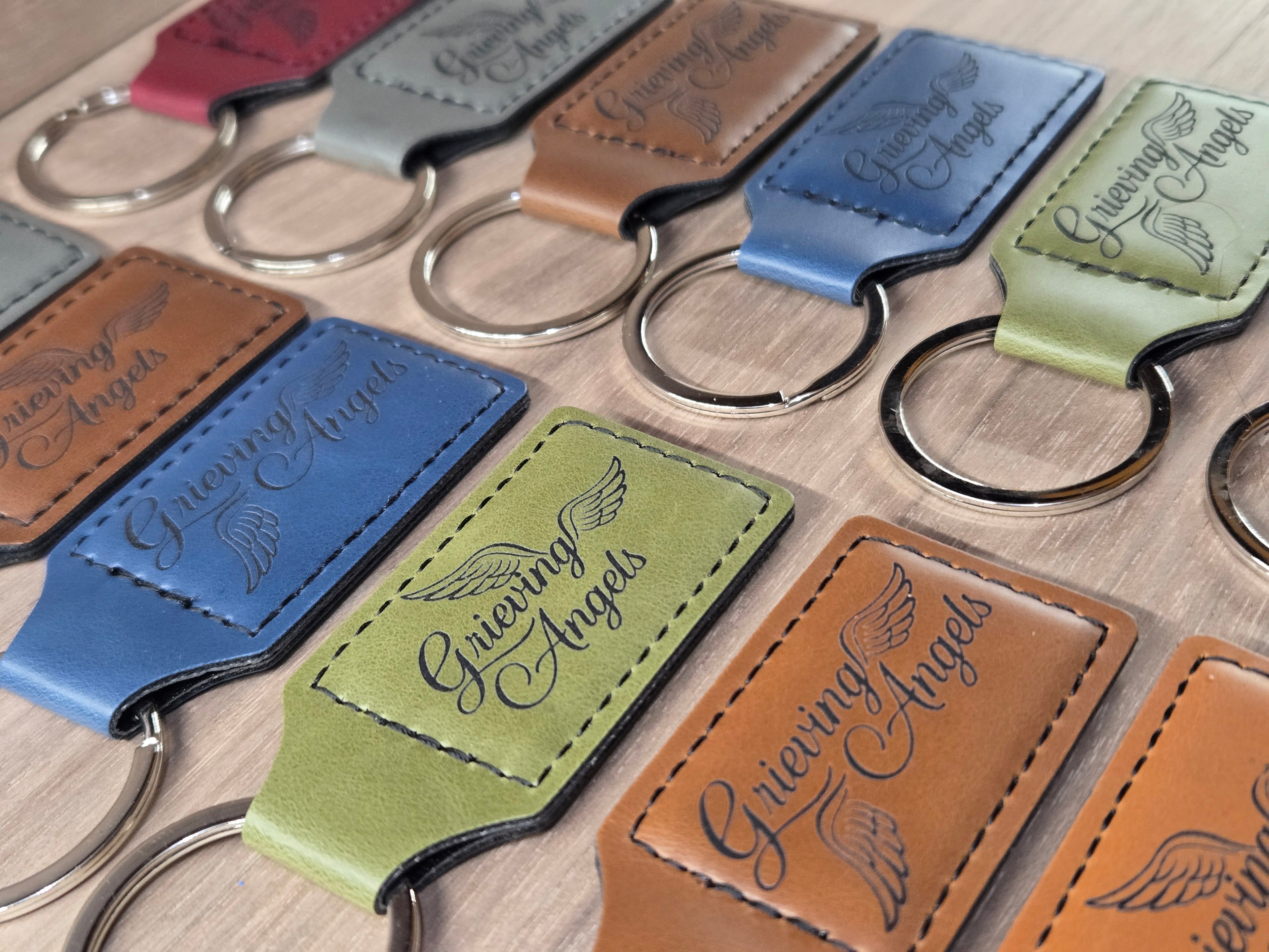 Grieving Angels Keychain