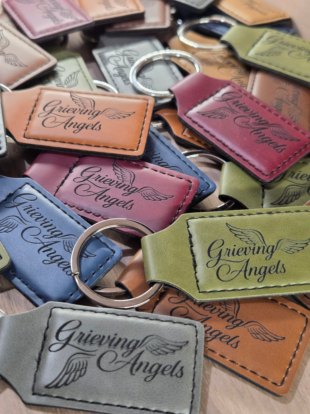 Grieving Angels Keychain