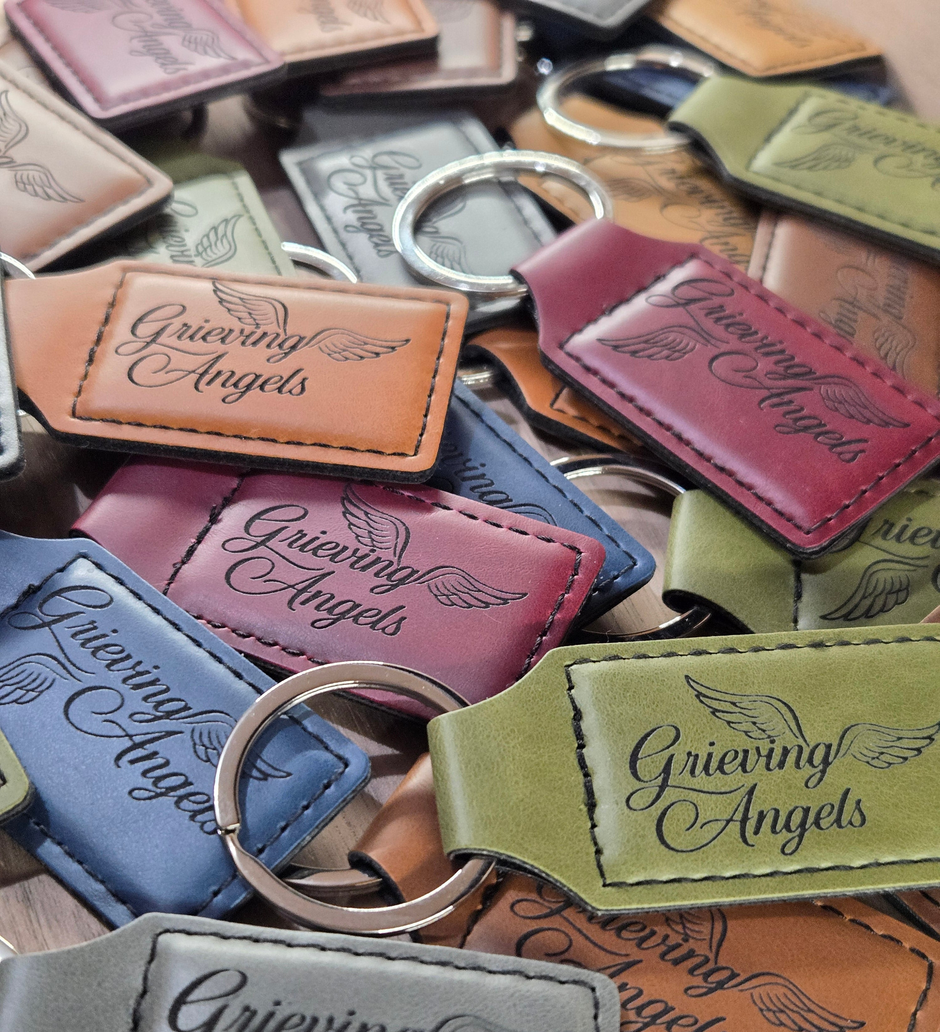 Grieving Angels Keychain